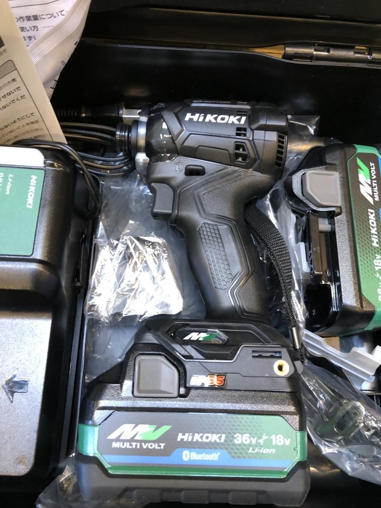 新品未使用HIKOKI WH36DC 2XPBSZ電動インパクトドライバー しようが