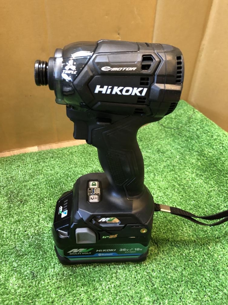 ハイコーキ HiKOKI コードレスインパクトドライバ WD36DC 2XPBSZの中古