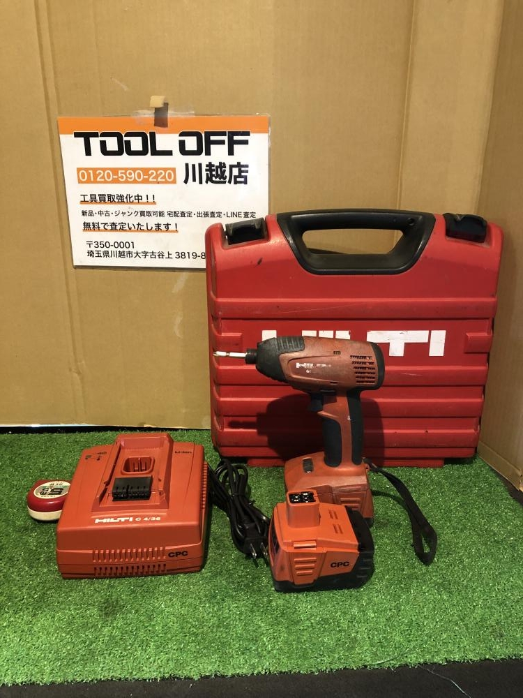 HILTI ヒルティ 充電式インパクトドライバー SID144-Aの中古 ジャンク 《埼玉・川越》中古工具販売の専門店│ ツールオフ川越店  ｜中古工具販売のツールオフ