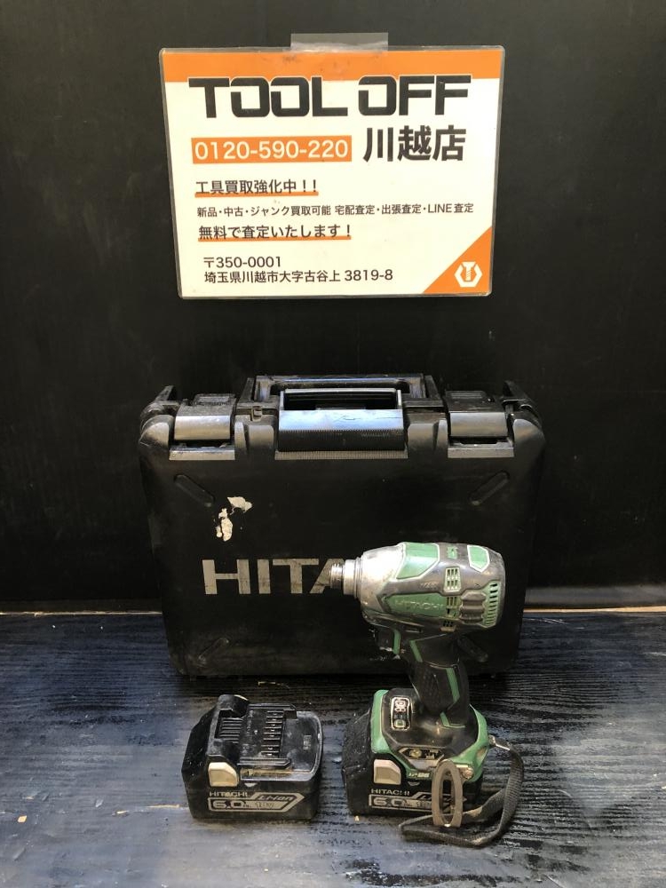 日立工機 コードレスインパクトドライバ 型式不明の中古 中古C傷汚れあり 《埼玉・川越》中古工具販売の専門店│ ツールオフ川越店  ｜中古工具販売のツールオフ