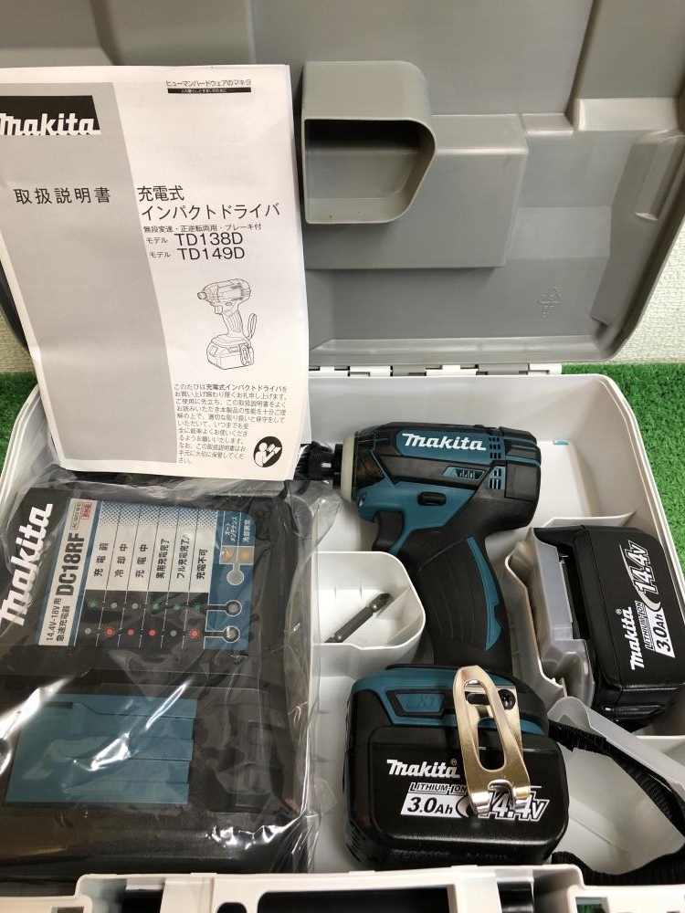 マキタ 14.4V充電式インパクトドライバ TD138DRFXの中古 未使用品