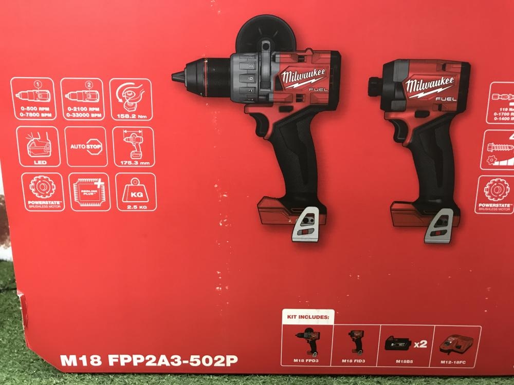 ミルウォーキー M18FUELパワーパック(振動ドリル、インパクト ミルウォーキー M18FUELパワーパック(振動ドリル、インパクト