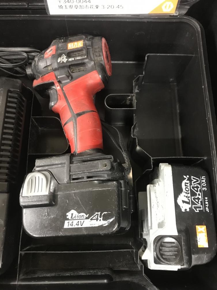 マックス 充電式インパクトドライバ PJ-ID151の中古 中古C傷汚れあり 