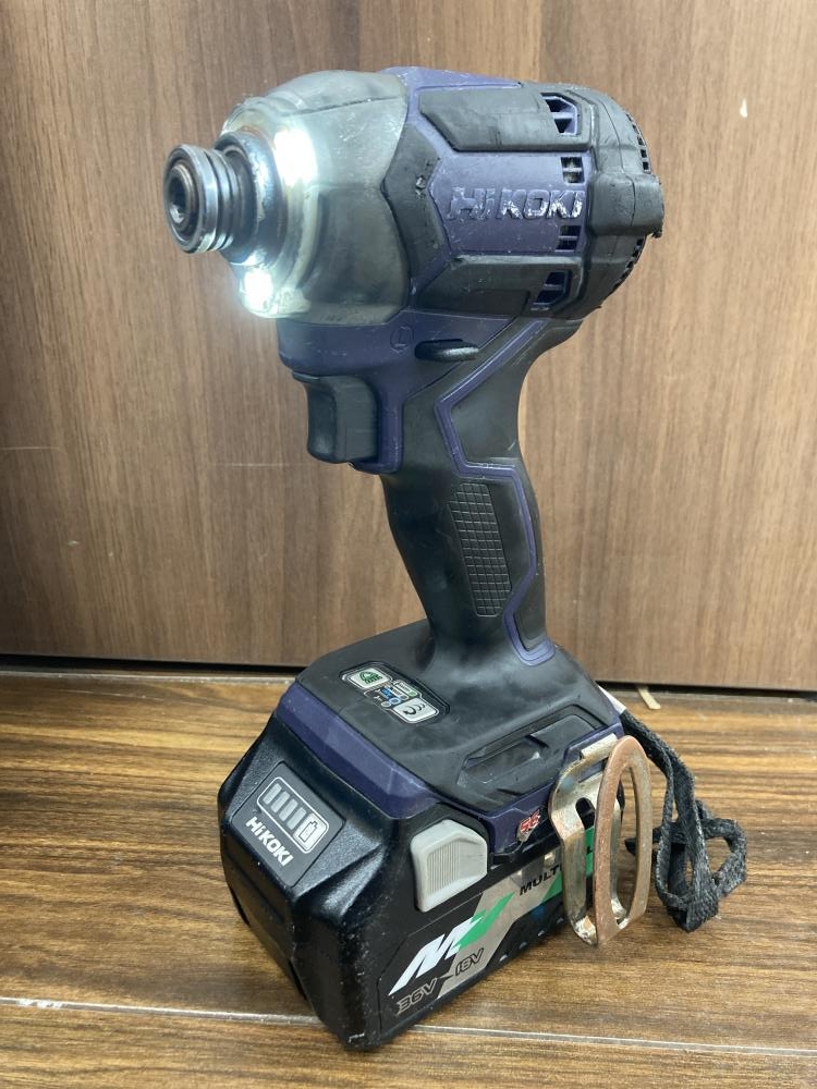 ハイコーキ コードレスインパクトドライバ WH36DC 2XPの中古 ジャンク 
