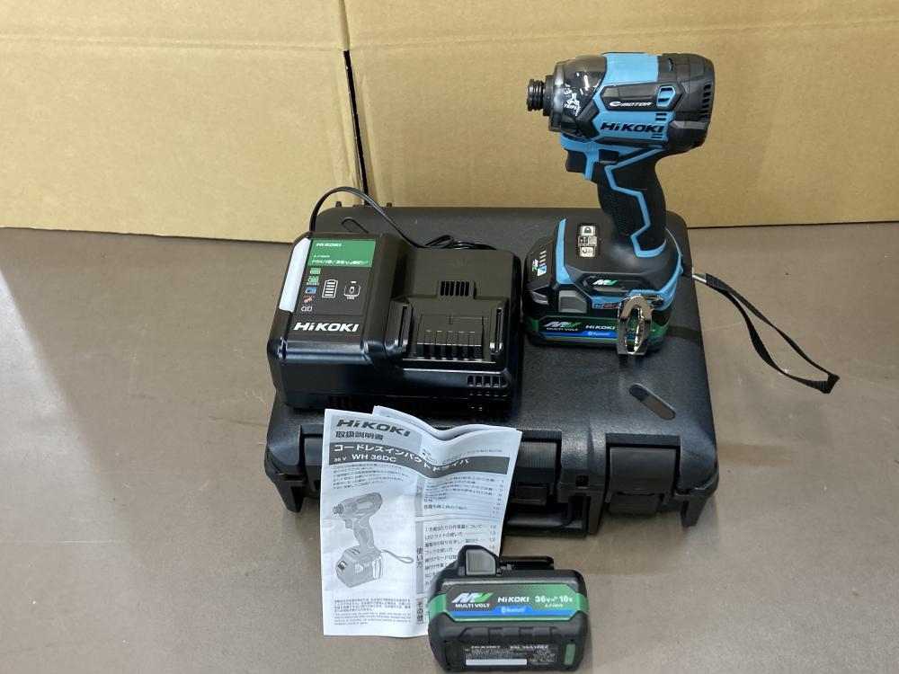 【中古品】 ハイコーキ/HIKOKI コードレスインパクトドライバー WH36DC(2XPSZ)(D) 【鴻巣店】 中古品】 ハイコーキ/HIKOKI コードレスインパクトドライバー WH36DC