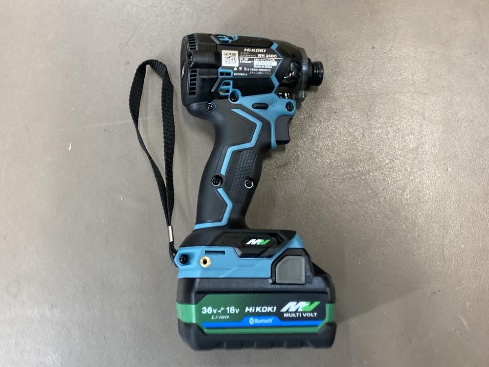 HiKOKI 36Vコードレスインパクトドライバ WH36DC 2XPSZ(CB)の中古 未
