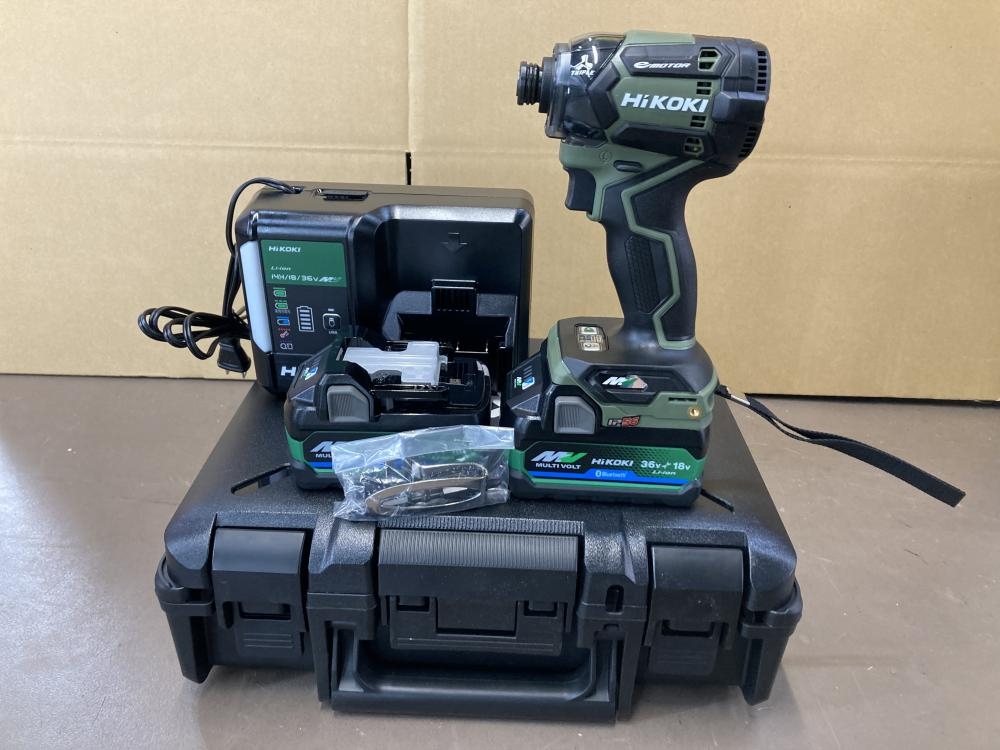 HiKOKI 36Vコードレスインパクトドライバ WH36DC 2XPGSZの中古 未使用
