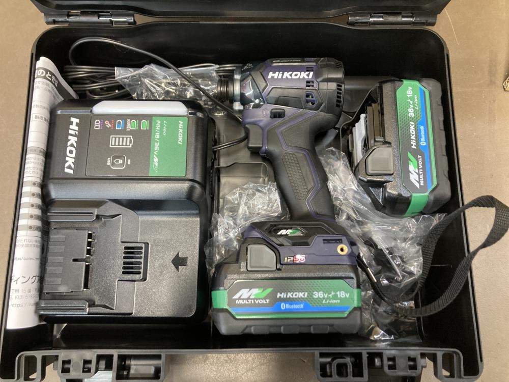 HiKOKI 36Vコードレスインパクトドライバ WH36DC 2XPDSZの中古