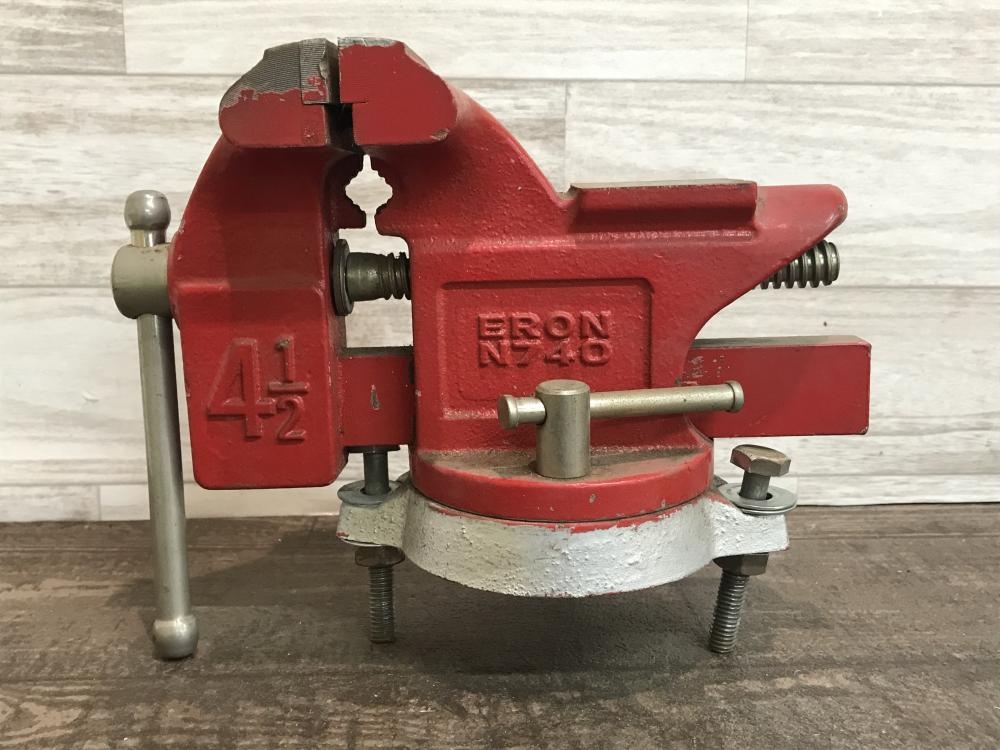 QP-70/ナベヤ ERON N-740 エコノミーバイク 卓上クランプ 卓上万力 4 1/2