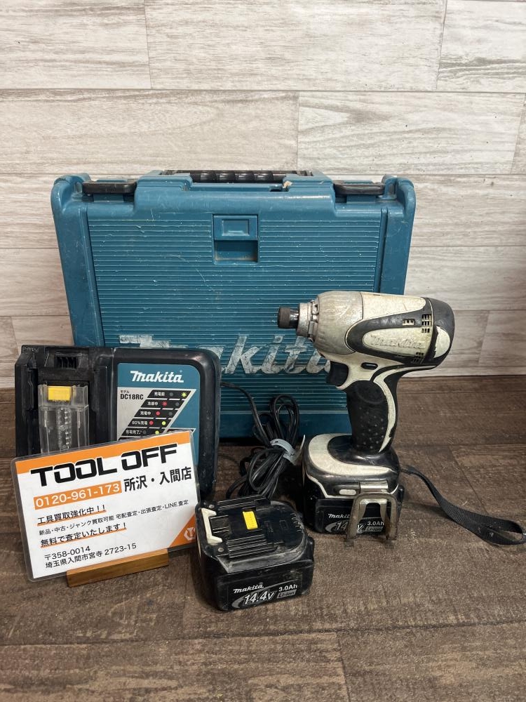 マキタ makita 充電式インパクトドライバ TD131DRFXの中古 ジャンク 《埼玉・入間》中古工具販売の専門店│ ツールオフ所沢入間店  ｜中古工具販売のツールオフ