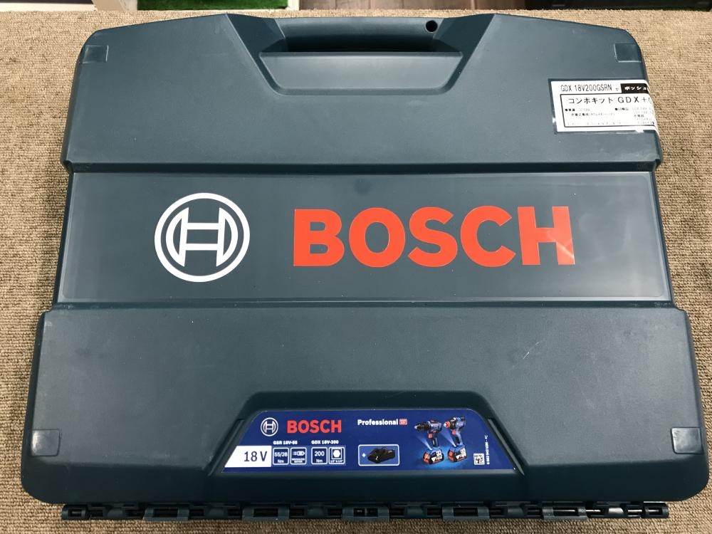 BOSCH インパクト+ドリルドライバ コンボキット GDX18V200GSRNの