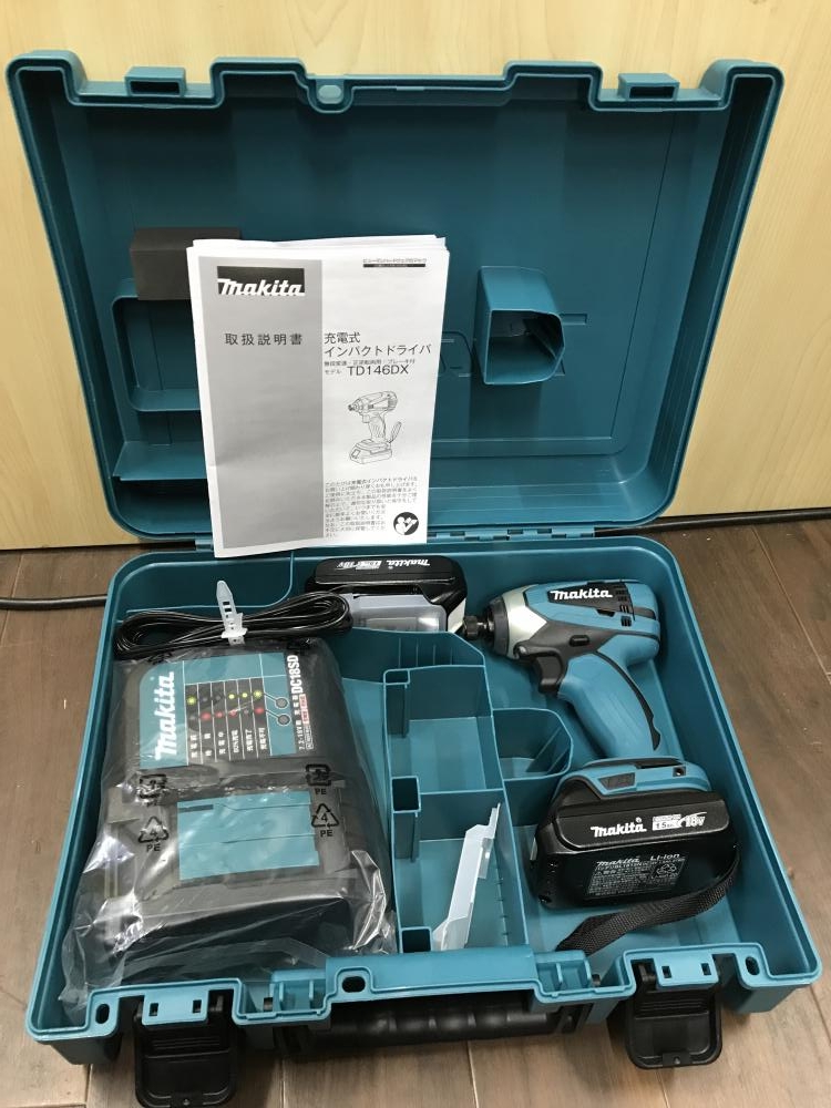 マキタ インパクトドライバ TD146DSHXの中古 未使用品 《千葉