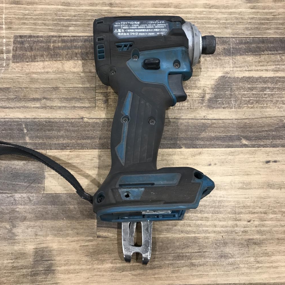 マキタ インパクトドライバ TD171Dの中古 中古C傷汚れあり