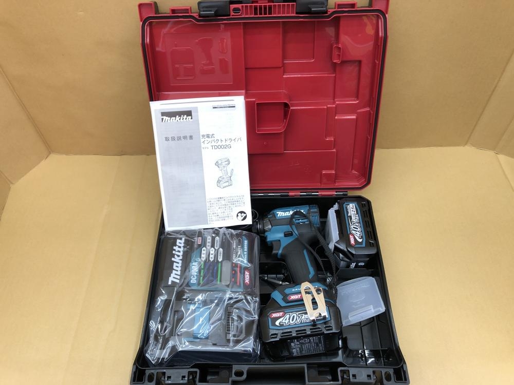 マキタ 充電式インパクトドライバ TD002DRGXの中古 未使用品