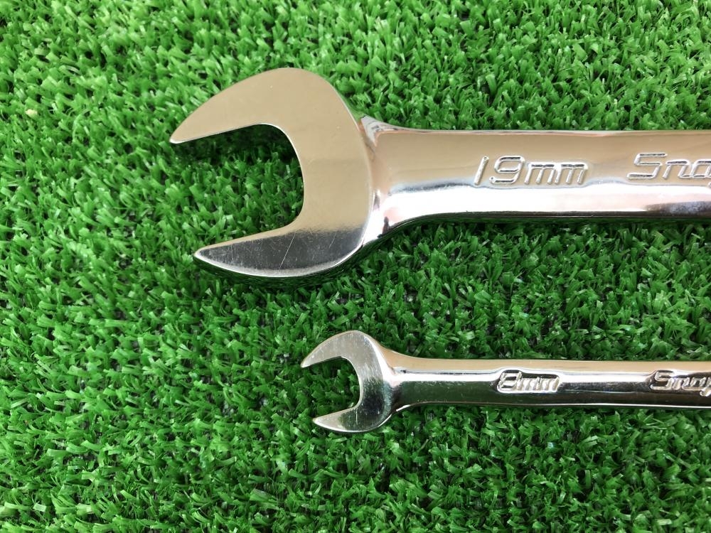 スナップオン Snap-on ショートコンビネーションレンチ 2点セット 