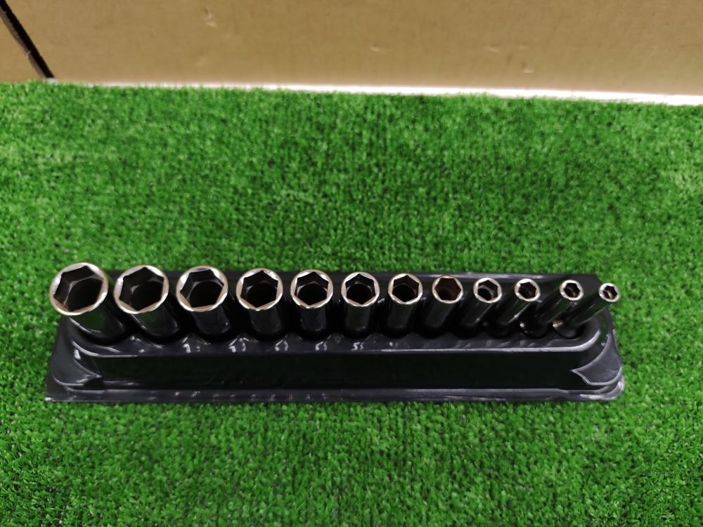 スナップオン SFSM ディープソケット12点セット Snap-on【船橋馬込店】【店頭取引限定】【中古】管理番号：IT3LCPLMIQA0 スナップオン Snap-on 1/4ディープソケット 12点セット STMM15/14/13