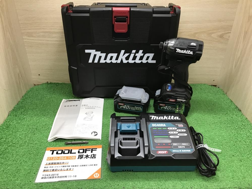 マキタ 40Vmax充電式インパクトドライバ TD002GRDXの中古 未使用品