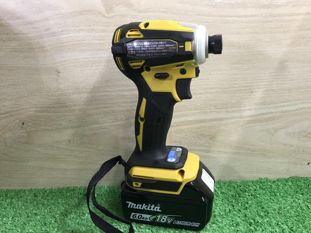 独特の上品 $$MAKITA マキタ 充電式インパクトドライバ TD172DGX-FY フレッシュイエロー 18V 6.0Ah 未開封 Nランク  fucoa.cl