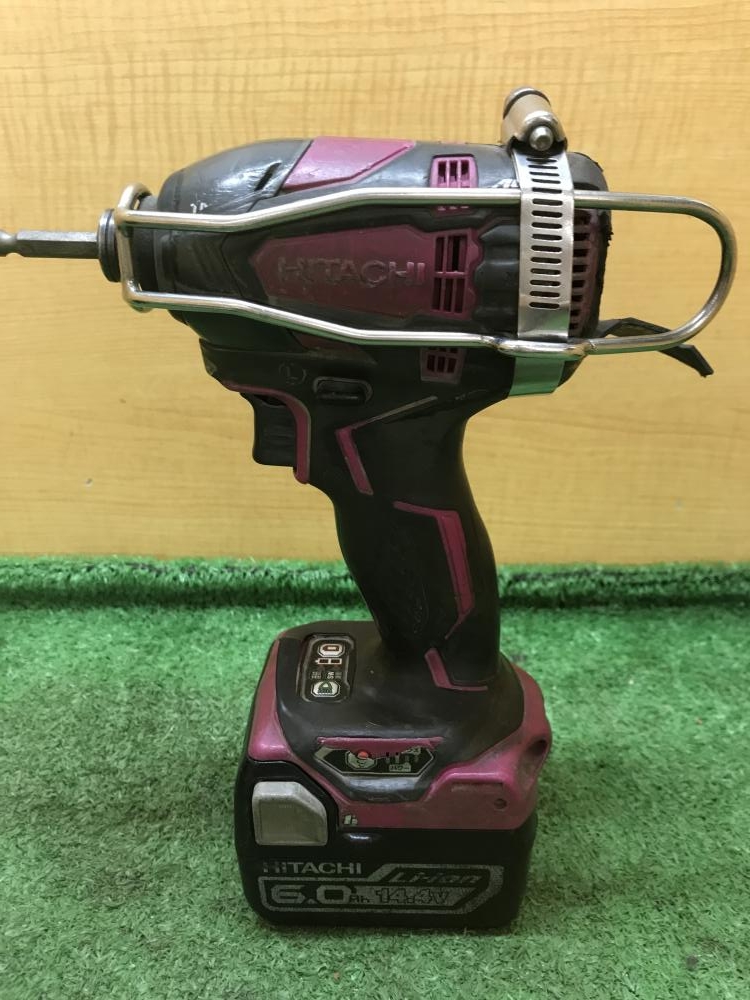 日立 HITACHI コードレスインパクトドライバ WH14DDL2 バッテリー×2・充電器付の中古 中古B使用感あり  《大阪・枚方》中古工具販売の専門店│ ツールオフ枚方店 ｜中古工具販売のツールオフ