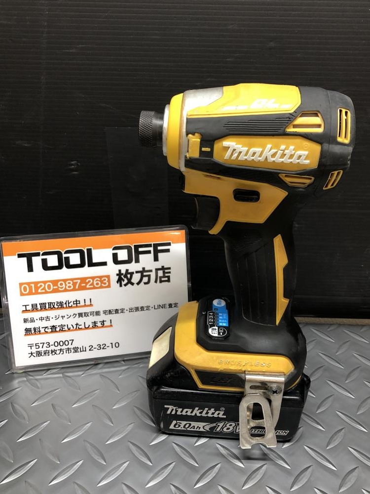 マキタ makita 充電式インパクトドライバ TD172D バッテリー(BL1860B