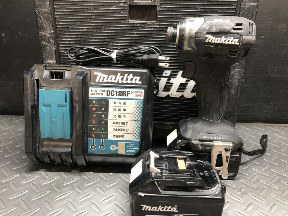 マキタ makita 充電式 インパクトドライバ TD130DRFXW 動作OK 電動