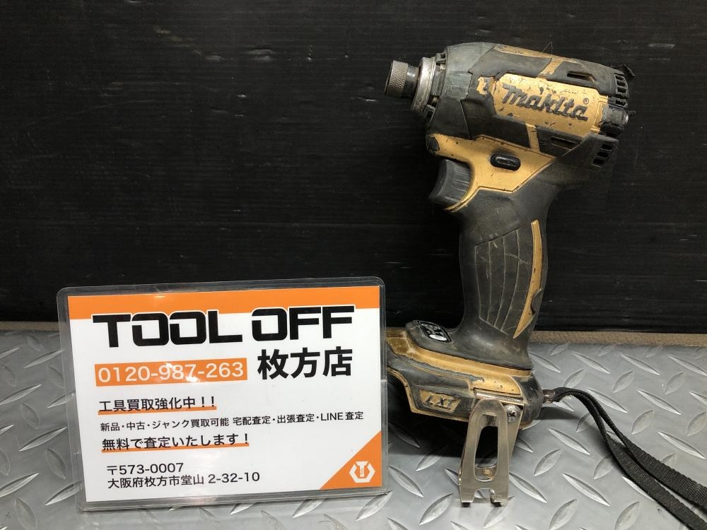 マキタ18vインパクトドライバTD148D中古品、オリジナルハウジング 喋れ 