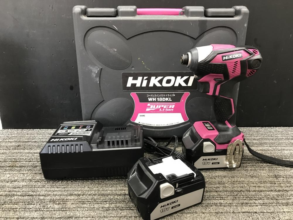 HITACHIインパクトドライバー W H18DKL 【公式通販】