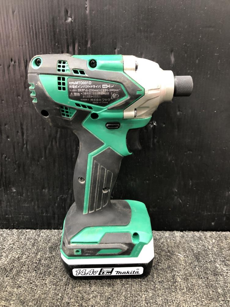 マキタ makita 14.4V 充電式インパクトドライバ MTD001Dの中古 中古B 