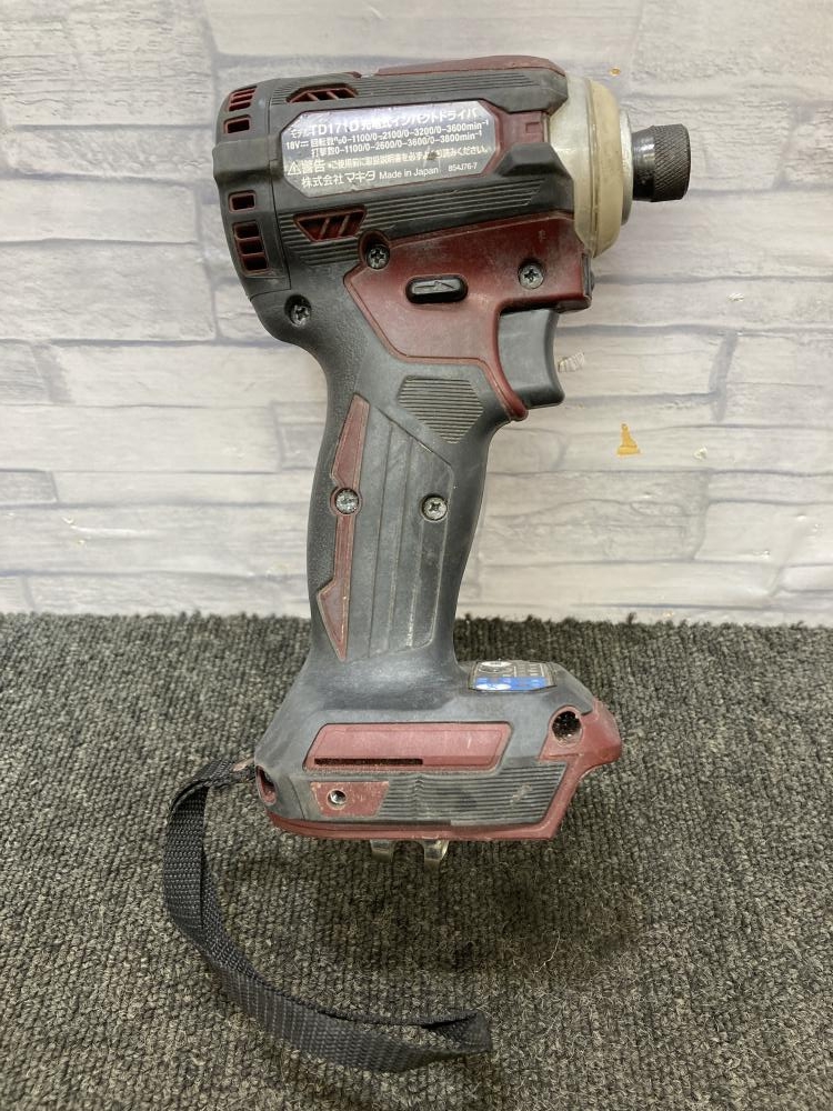 マキタ makita 18V充電式インパクトドライバ TD171Dの中古 中古B マキタ makita 18V充電式インパクトドライバ TD171Dの中古 中古B