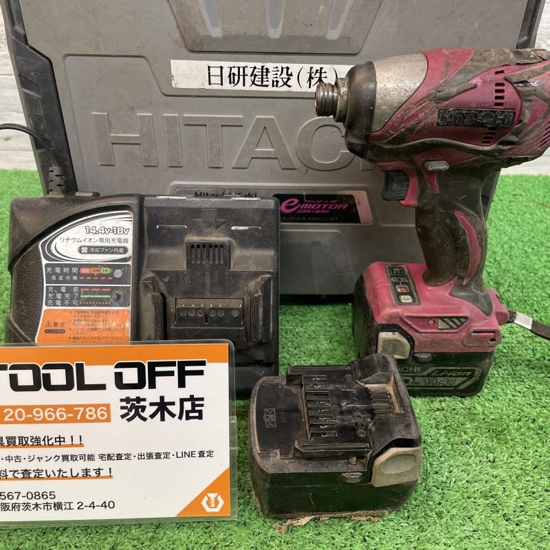 日立 14.4v インパクト 動作しますが、ジャンクで。