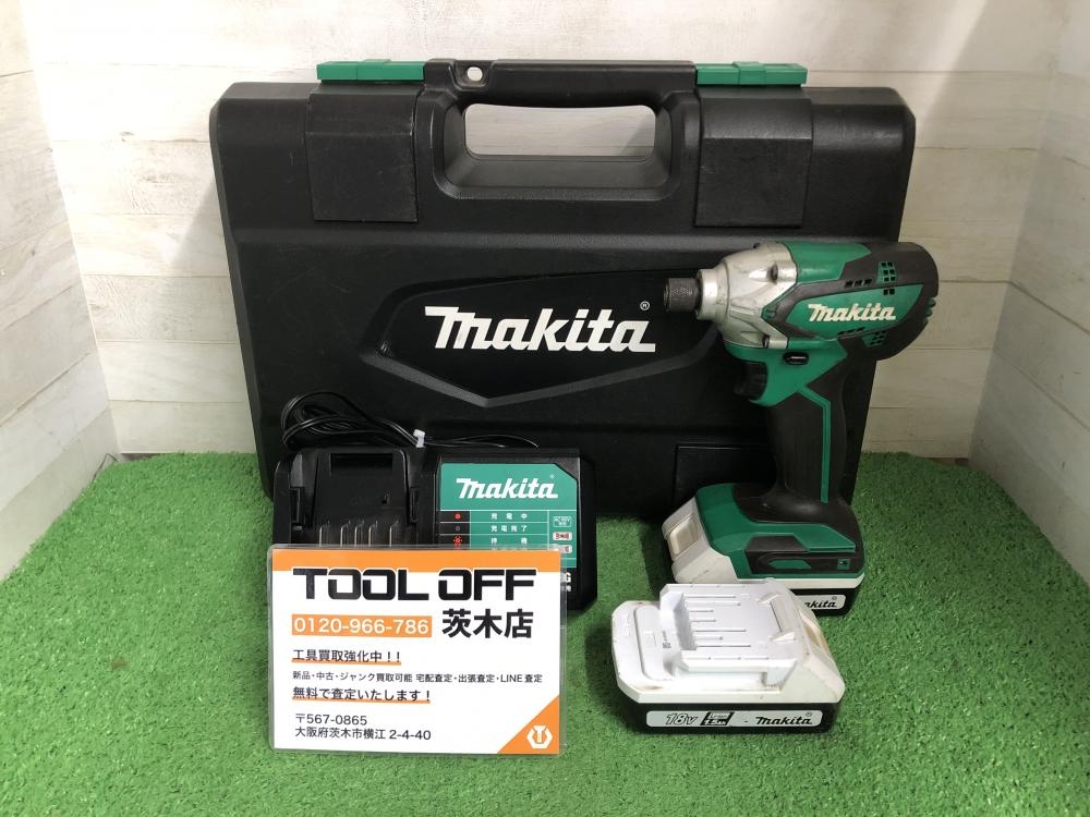 マキタ 充電式インパクトドライバー 18V 1.5Ah [締付 ネジ 電動工具