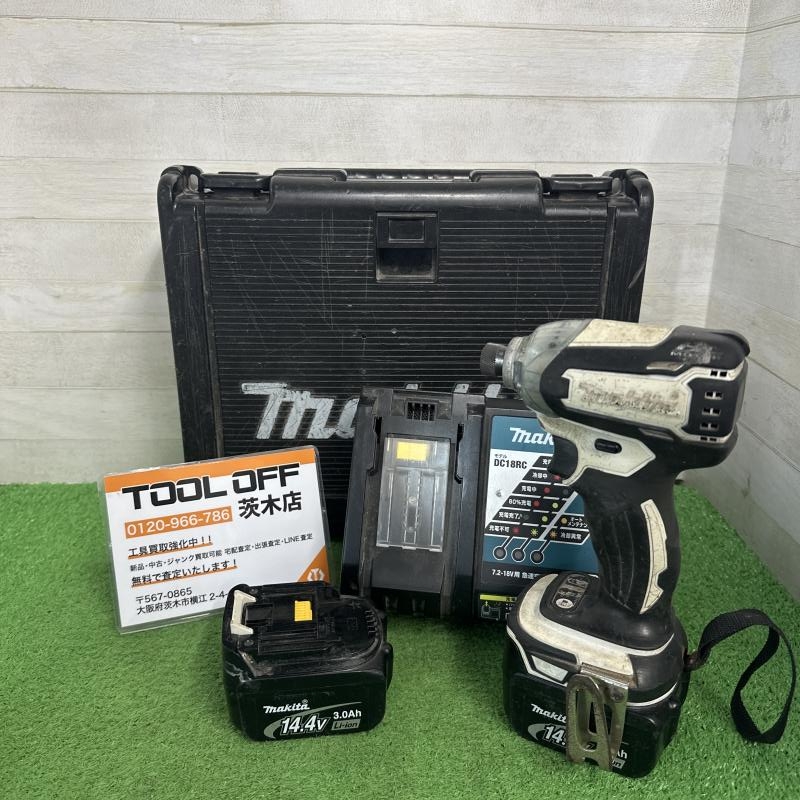 マキタ 14.4V充電式インパクトドライバ TD136DRFXWの中古 中古C傷汚れ 