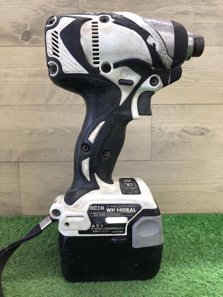 日立工機 WH14DBAL コードレスインパクトドライバー【野田愛宕店】【店頭取引限定】【中古】IT0U1JUGZ0A8 ☆ハイコーキ(HIKOKI ※旧:日立工機) コードレスインパクトドライバー