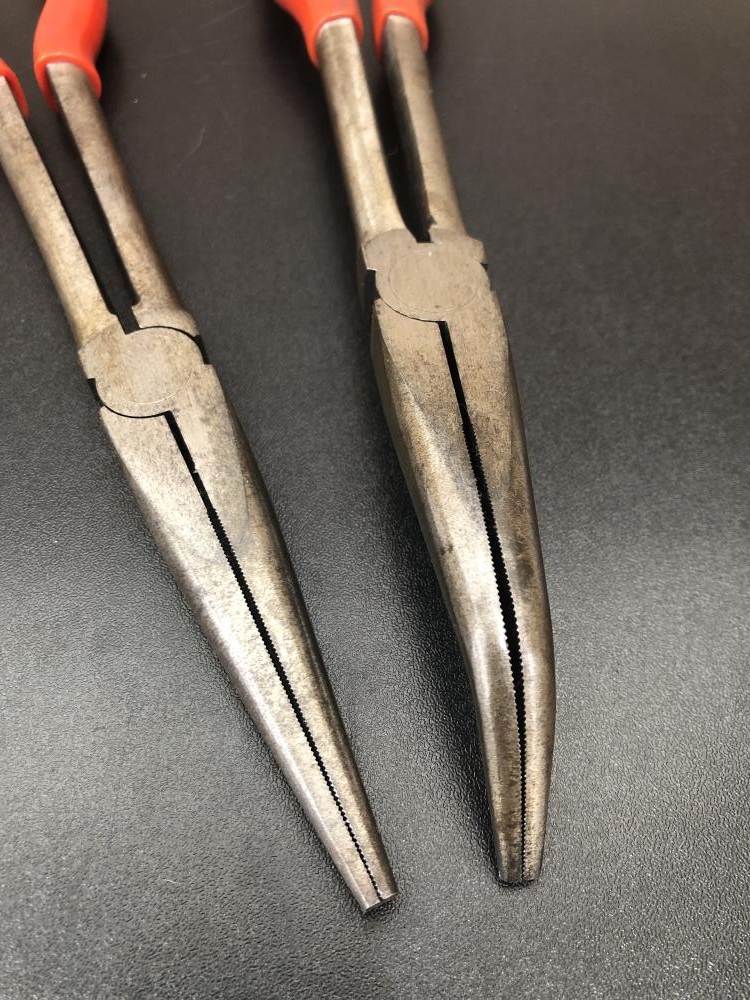 MACTOOLS マックツール ロングノーズプライヤー2本セット P113S