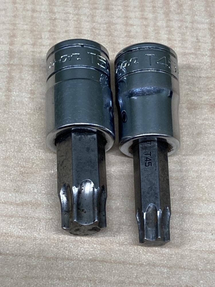Snap-on 3/8トルクスソケット FTX55、45Eの中古 中古B使用感あり