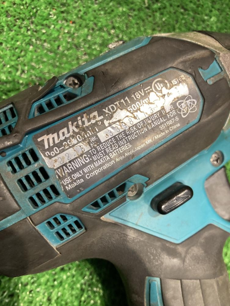 マキタ 18V充電式インパクトドライバ XDT11の中古 中古B使用感