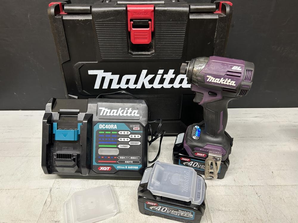 マキタ 40Vmax充電式インパクトドライバ TD002GRDXの中古 中古B使用感 マキタ 40Vmax充電式インパクトドライバ TD002GRDXの中古 中古B使用感