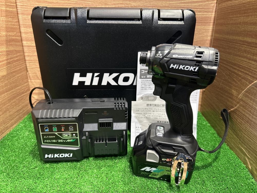 新品】HiKOKI 充電式 ますれ インパクト ドライバ WH18DC XCB 新品】HiKOKI 充電式 ますれ インパクト ドライバ WH18DC XCB