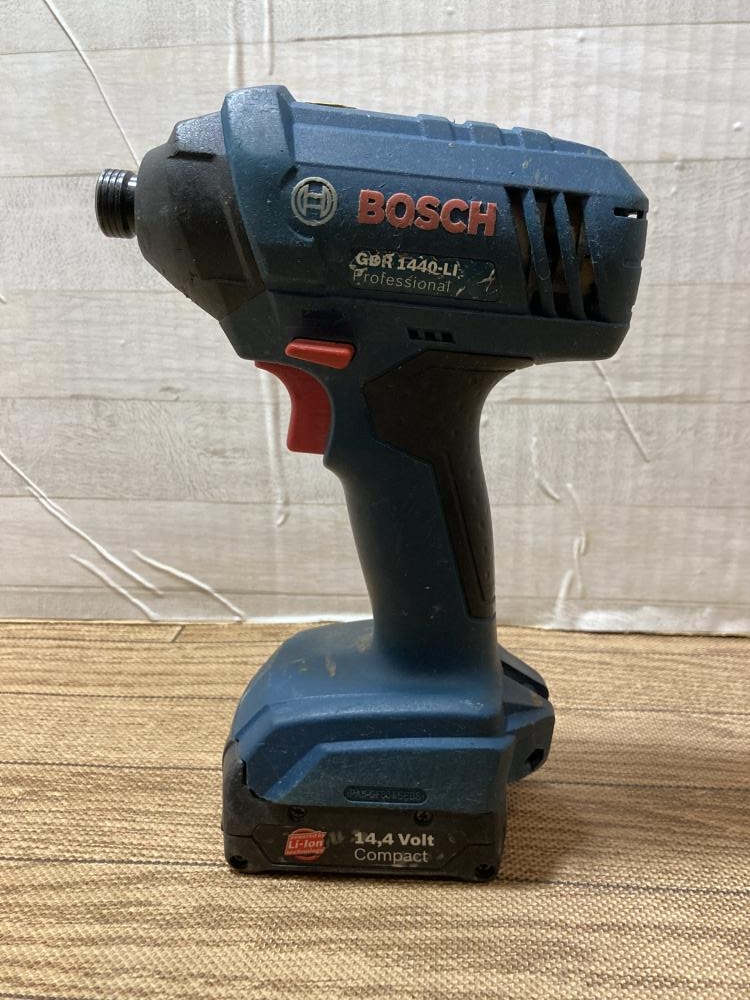 ボッシュ BOSCH 14.4Vバッテリーインパクトドライバ GDR1440-LI ※モーター火花大の中古 ジャンク  《東京・江戸川》中古工具販売の専門店│ ツールオフ江戸川店 ｜中古工具販売のツールオフ