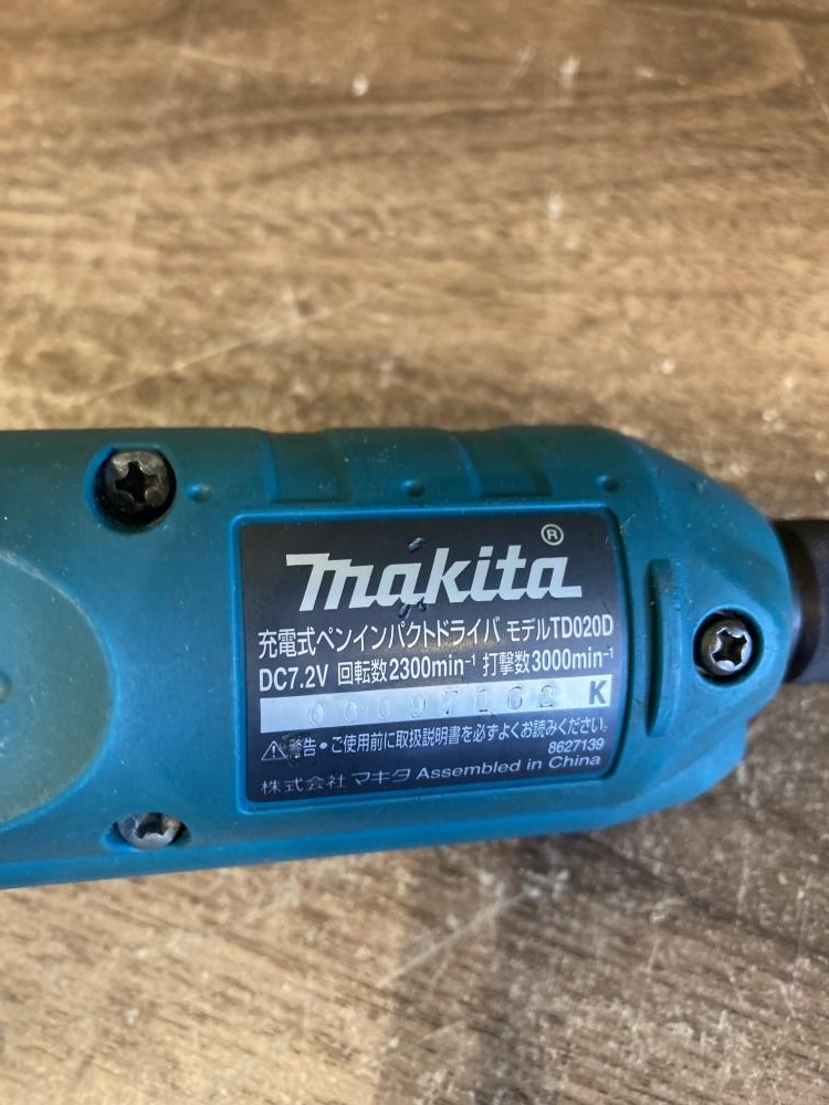 makita マキタ 充電式ペンインパクトドライバ TD020Dの中古 中古B使用