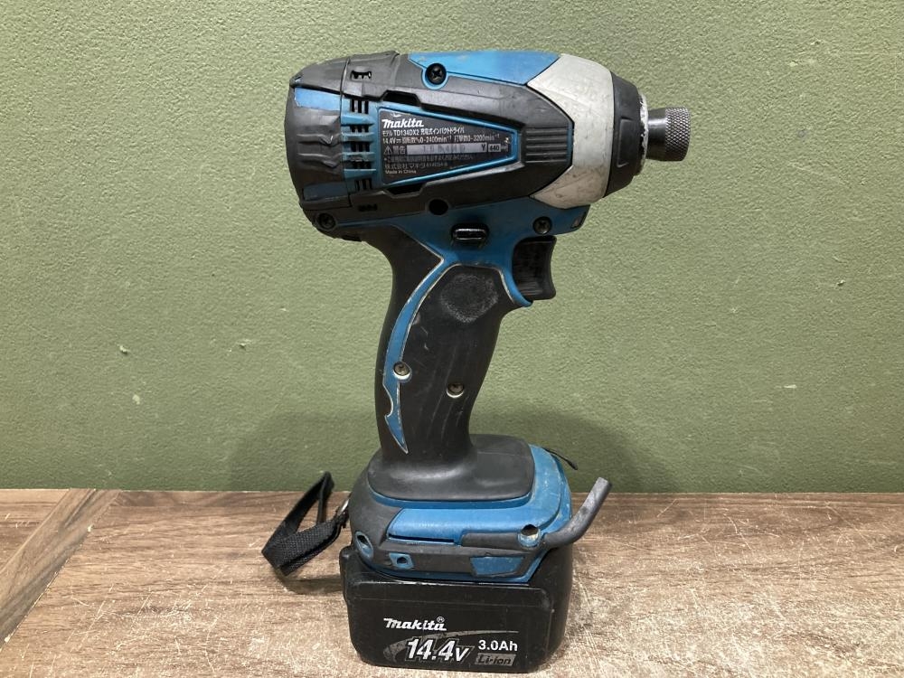 makita マキタ 充電式インパクトドライバ TD134DX2の中古 中古C傷汚れ