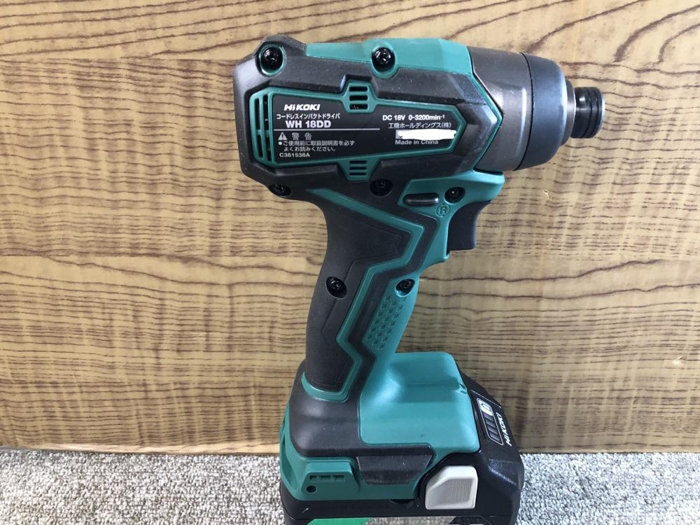ハイコーキ コードレスインパクトドライバ WH18DD(2XC)の中古