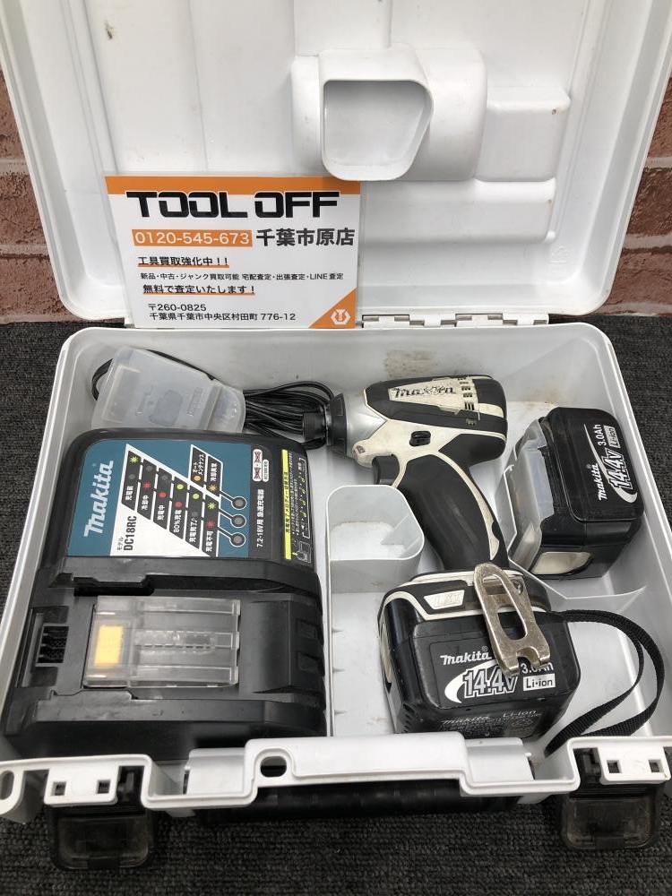 マキタ makita 充電式インパクトドライバ TD134DX2Wの中古