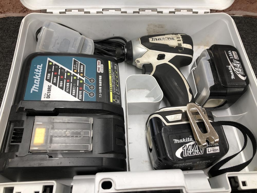 マキタ makita 充電式インパクトドライバ TD134DX2Wの中古