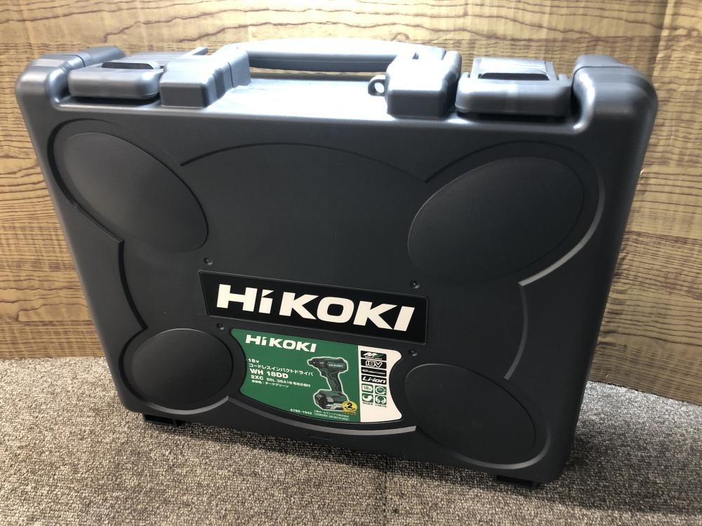 ハイコーキ コードレスインパクトドライバ WH18DD 2XCの中古 未 ハイコーキ コードレスインパクトドライバ WH18DD 2XCの中古 未