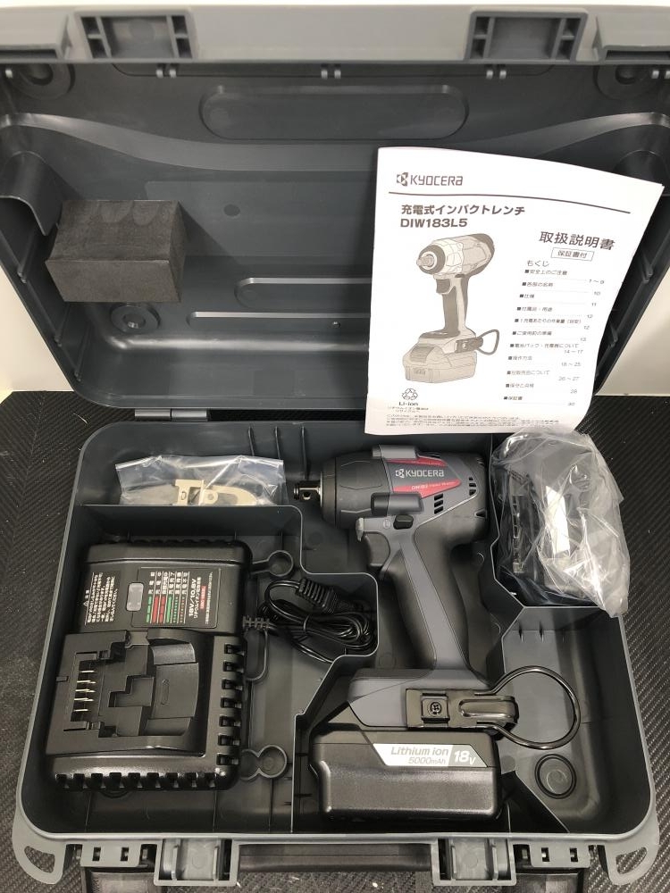 京セラ インパクトレンチ DIW183L5の中古 未使用品 《埼玉・鴻巣 京セラ インパクトレンチ DIW183L5の中古 未使用品 《埼玉・鴻巣