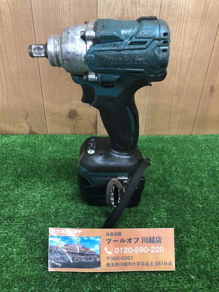 makita マキタ 充電式インパクトレンチ TW284D BL1460B付の中古 中古C傷汚れあり 《埼玉・川越》中古工具販売の専門店│  ツールオフ川越店 ｜中古工具販売のツールオフ