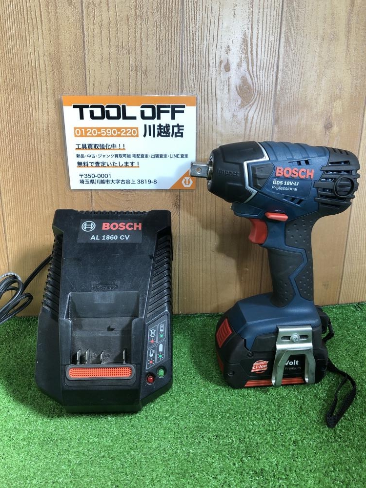 BOSCH ボッシュ コードレスインパクトレンチ GDS18V-LIの中古 中古C傷