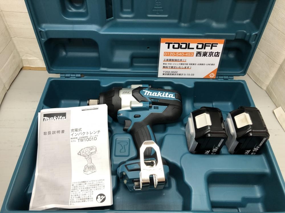 makita マキタ 充電式インパクトレンチ TW1001Dの中古 未使用品 ツール ...