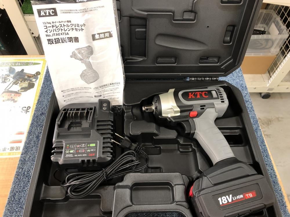 KTC JAE402 コードレスインパクトレンチ【野田愛宕店】【店頭取引限定】【中古】管理番号：ITS5B9YRQ7WO 12.7sq.ホイールナット専用コードレスインパクトレンチセット | KTC